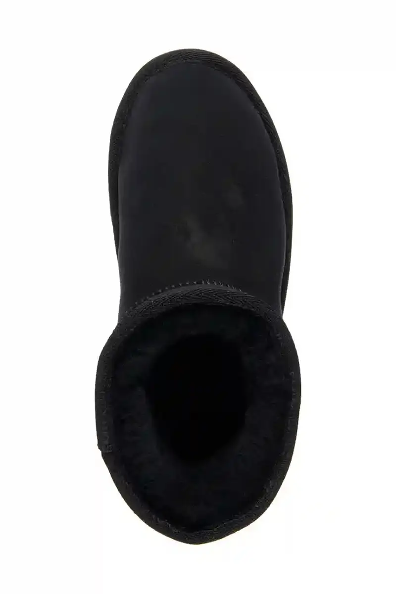 stivali da neve in camoscio colore nero miniatura 5