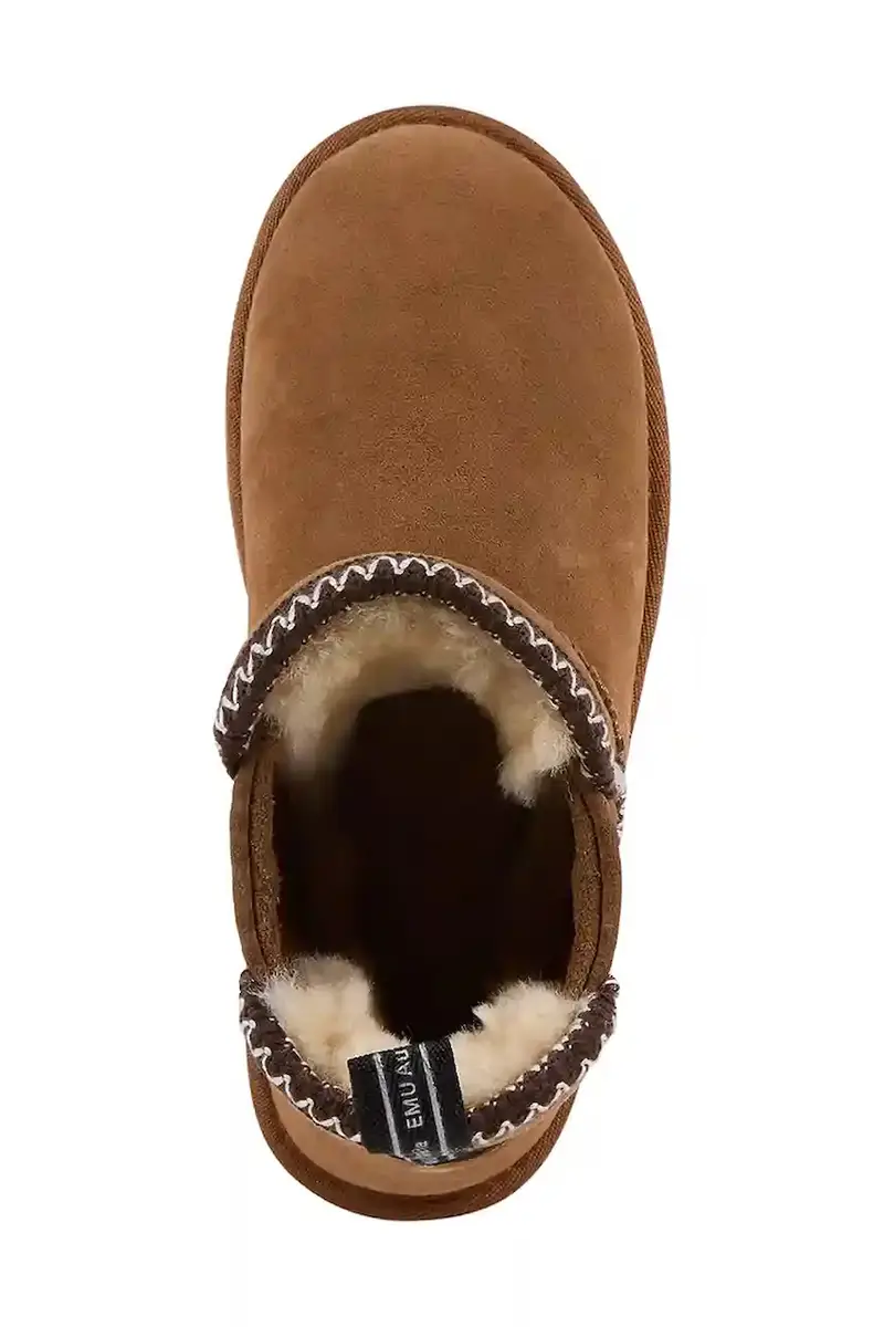 stivali da neve in camoscio Higgie colore marrone W13198 miniatura 5