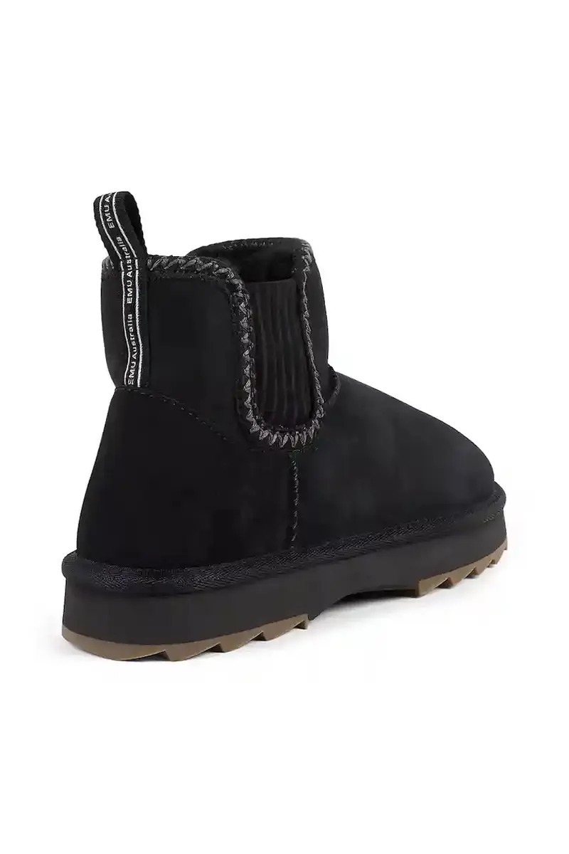 stivali da neve in camoscio Higgie Nero miniatura 3