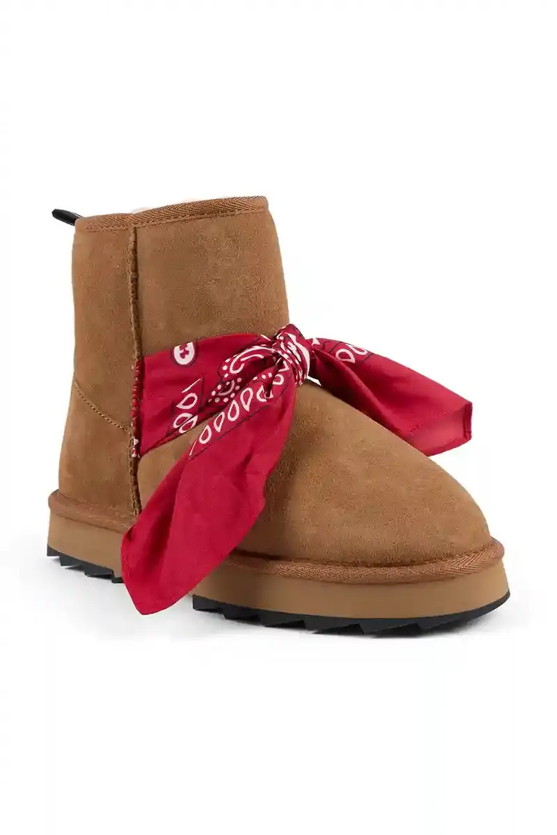 stivali da neve in camoscio Sharky Mini Bandana colore marrone W13199 miniatura 2