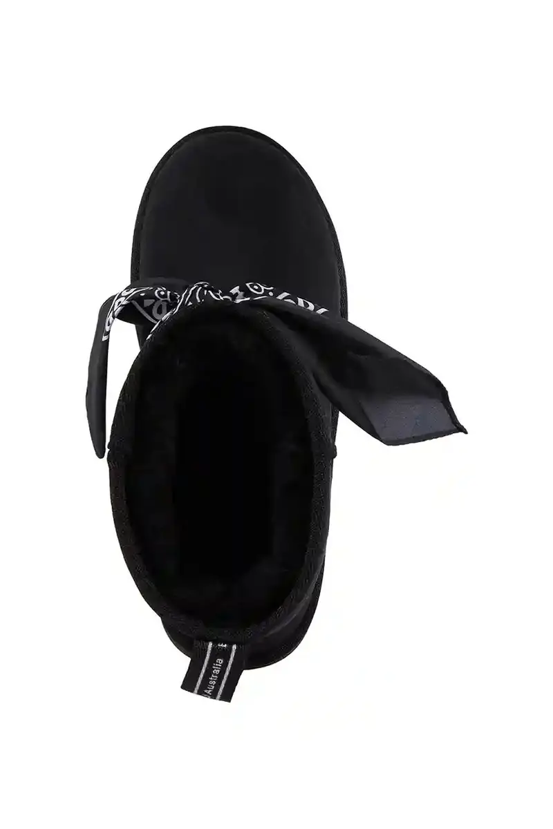 stivali da neve in camoscio Sharky Mini Bandana colore nero W13199 miniatura 5