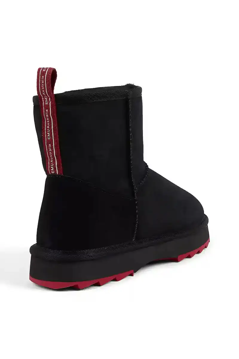 stivali da neve in camoscio Sharky Mini colore nero W12434 miniatura 3