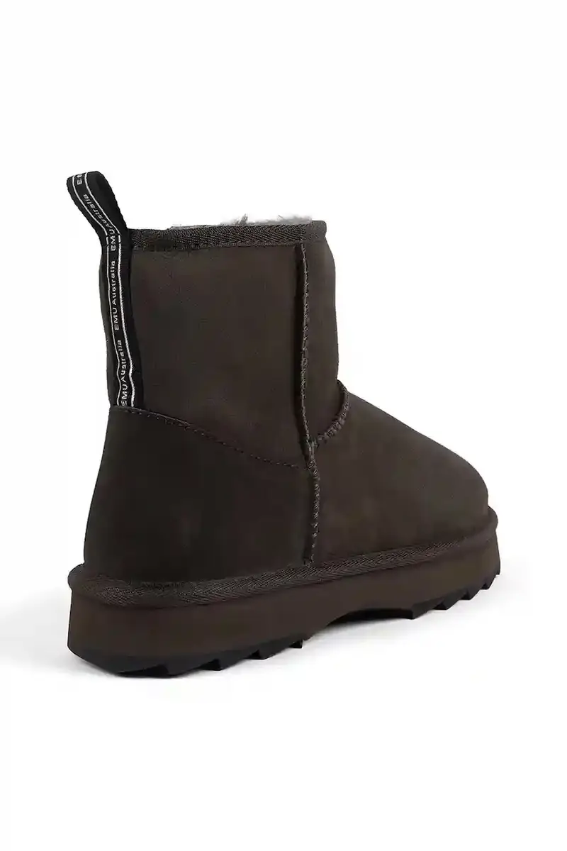 stivali da neve in camoscio Sharky Mini colore verde W12434 miniatura 3