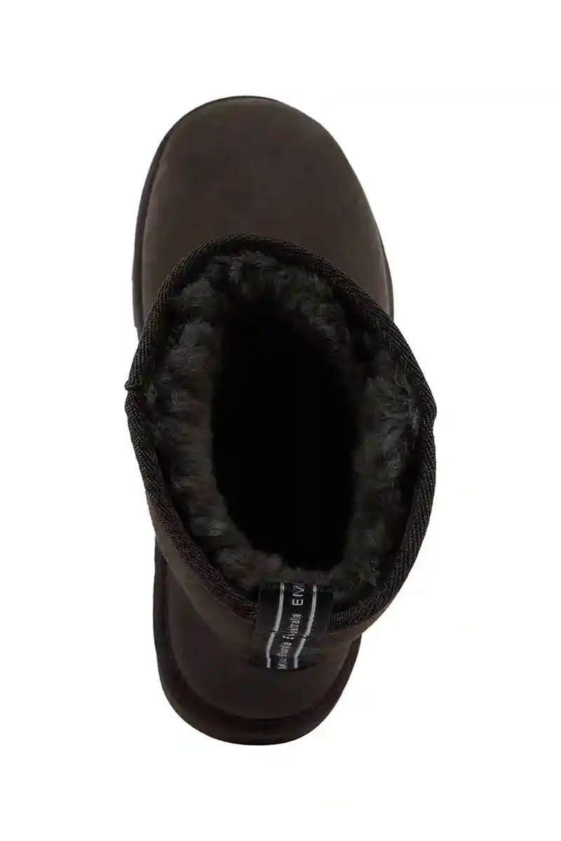 stivali da neve in camoscio Sharky Mini colore verde W12434 miniatura 5