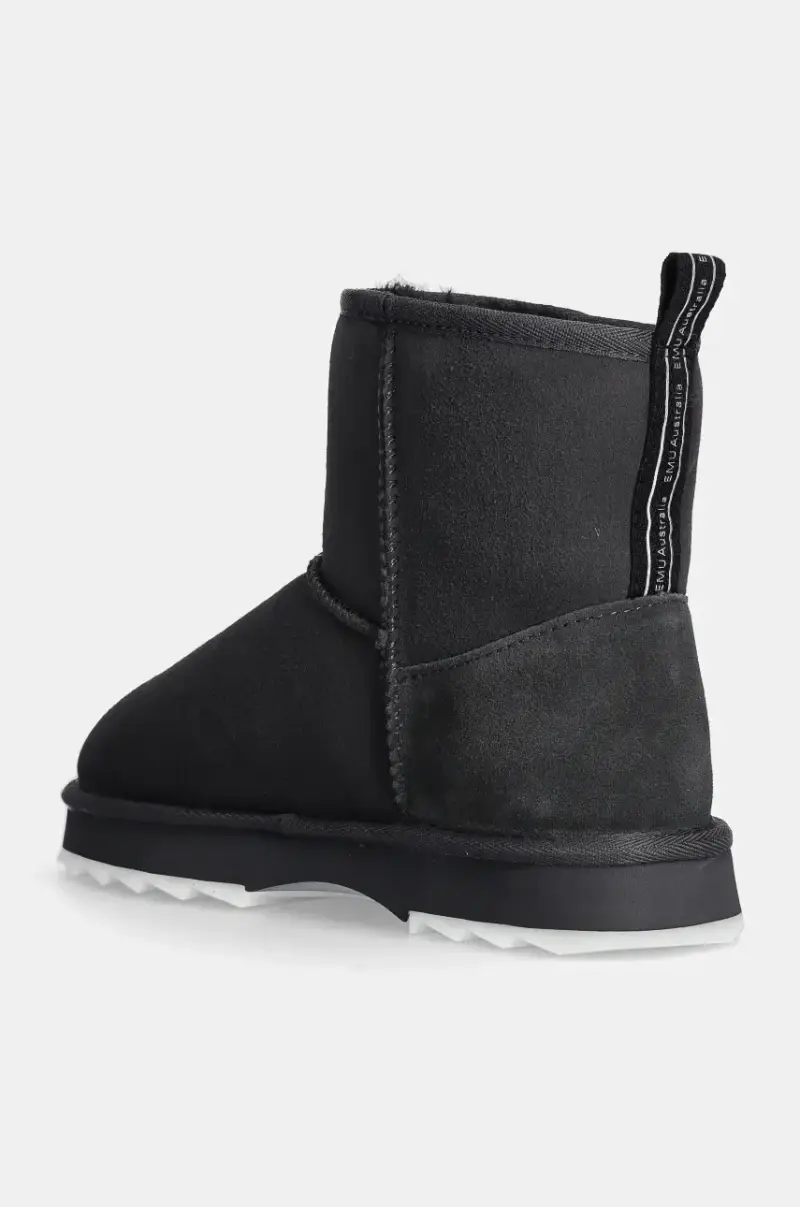 stivali da neve in camoscio Sharky Mini Grigio miniatura 3