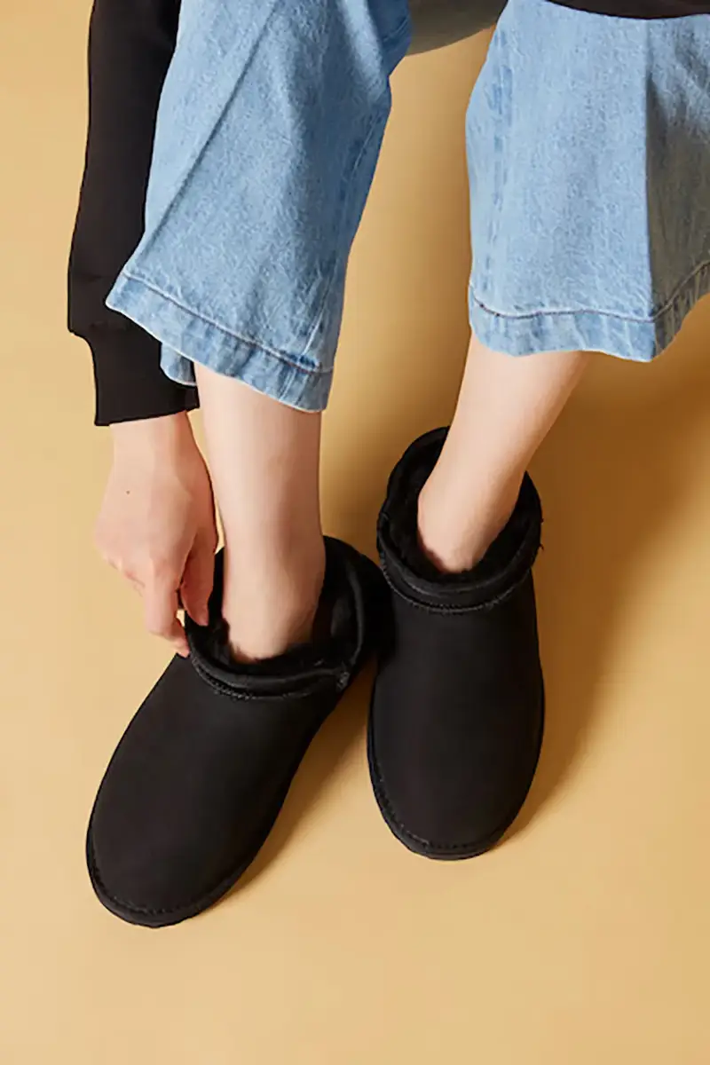 stivali da neve in camoscio Stinger Compact colore grigio W13013 Nero miniatura 3