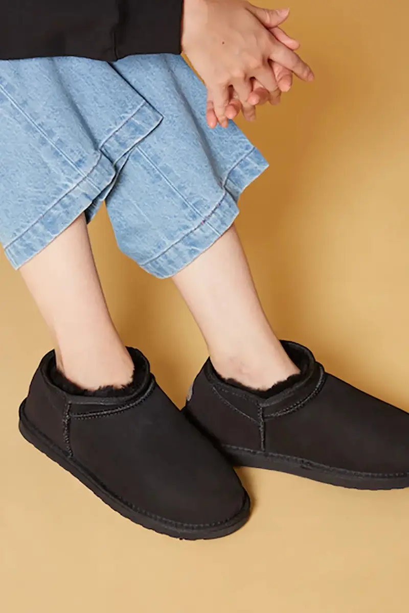 stivali da neve in camoscio Stinger Compact colore grigio W13013 Nero miniatura 4