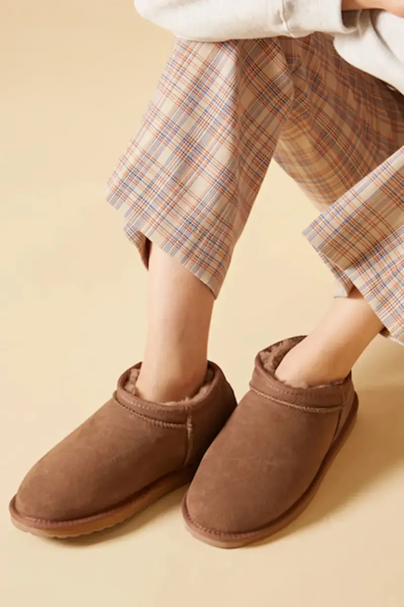 stivali da neve in camoscio Stinger Compact colore marrone W13013 miniatura 2