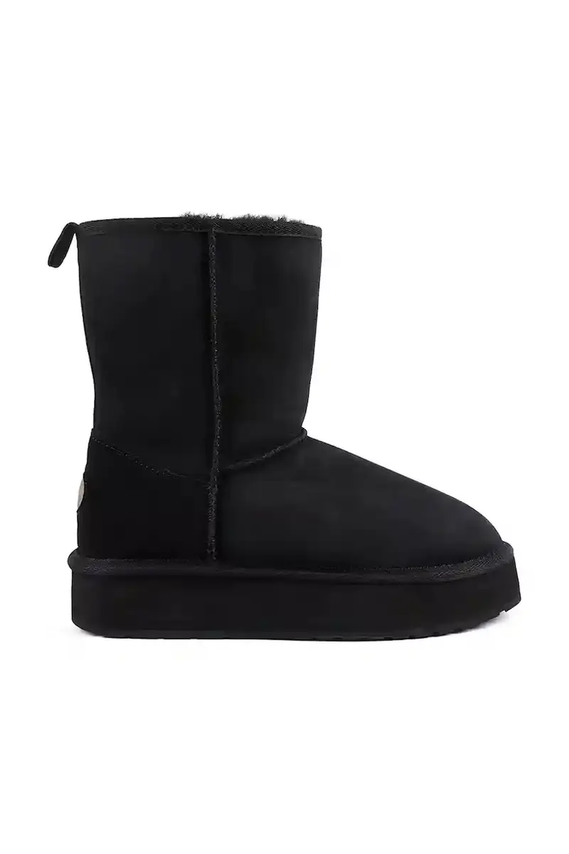 stivali da neve in camoscio Stinger Lo Flatform Nero