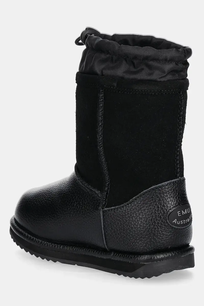 stivali da neve in pelle bambini Puggle Nero miniatura 3