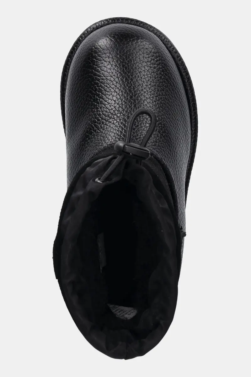 stivali da neve in pelle bambini Puggle Nero miniatura 4