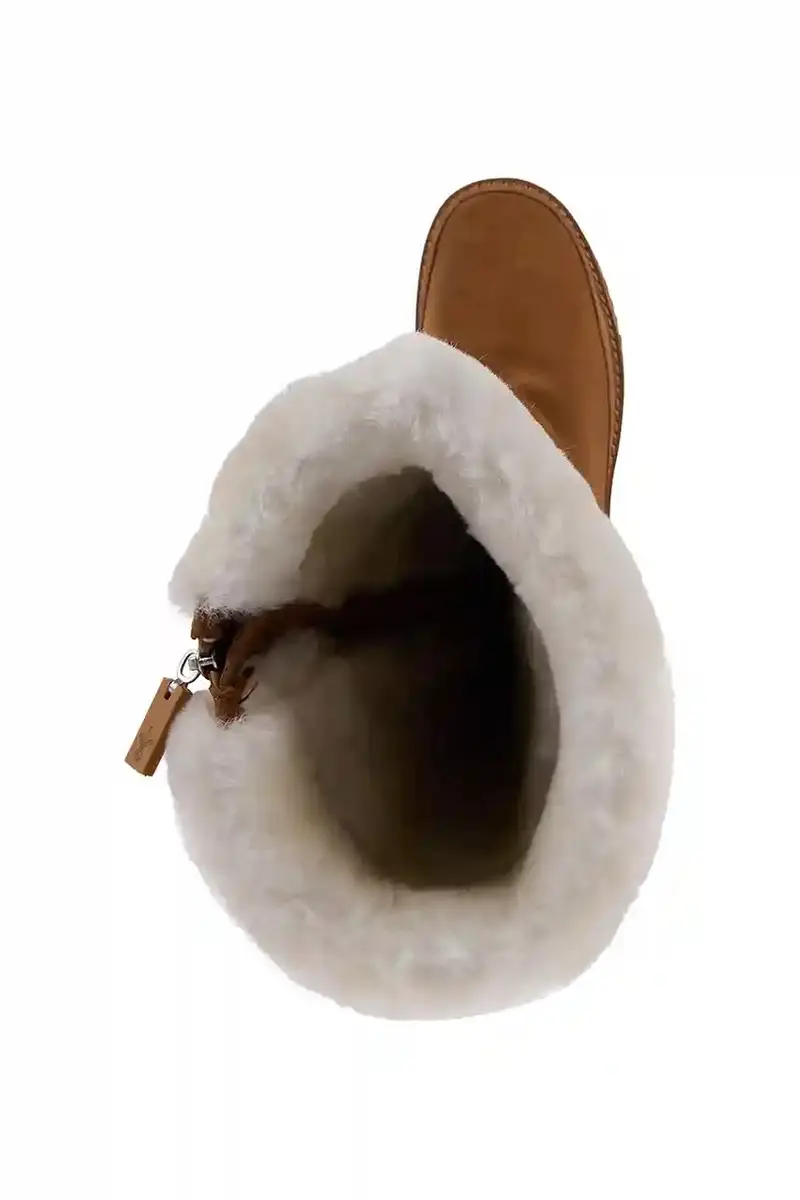 stivali in pelle scamosciata Georgi donna colore marrone W13218 miniatura 5