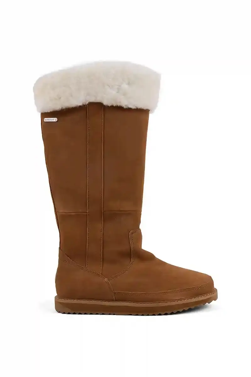 stivali in pelle scamosciata Georgi donna colore marrone W13218