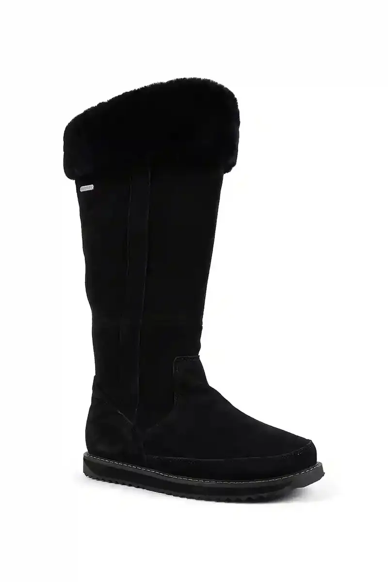 stivali in pelle scamosciata Georgi donna colore nero W13218 miniatura 2