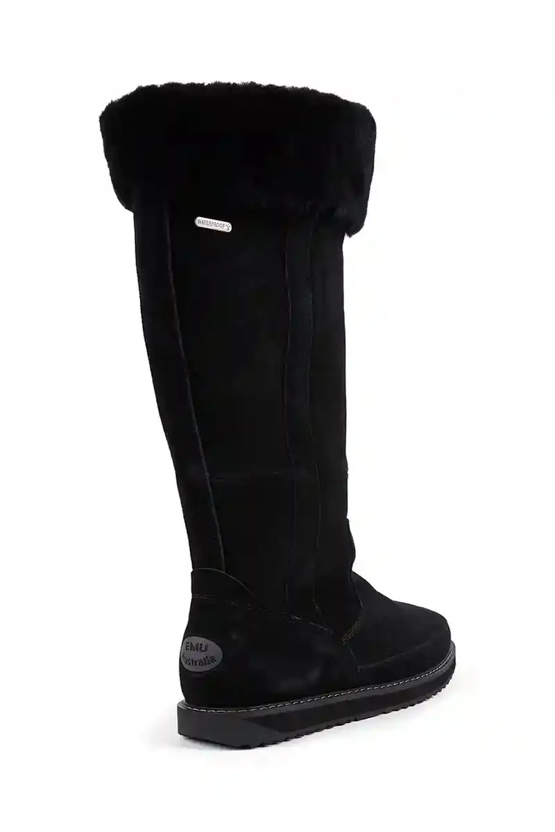 stivali in pelle scamosciata Georgi donna colore nero W13218 miniatura 3