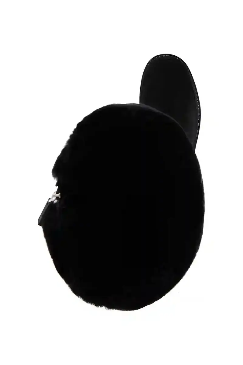 stivali in pelle scamosciata Georgi donna colore nero W13218 miniatura 5