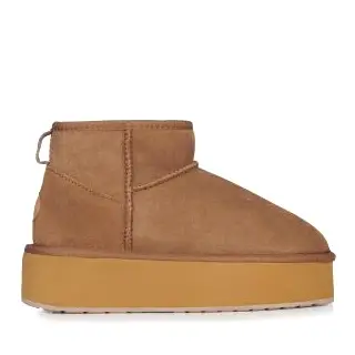 Stivaletto Stinger Micro Flatform Cuoio, Marrone