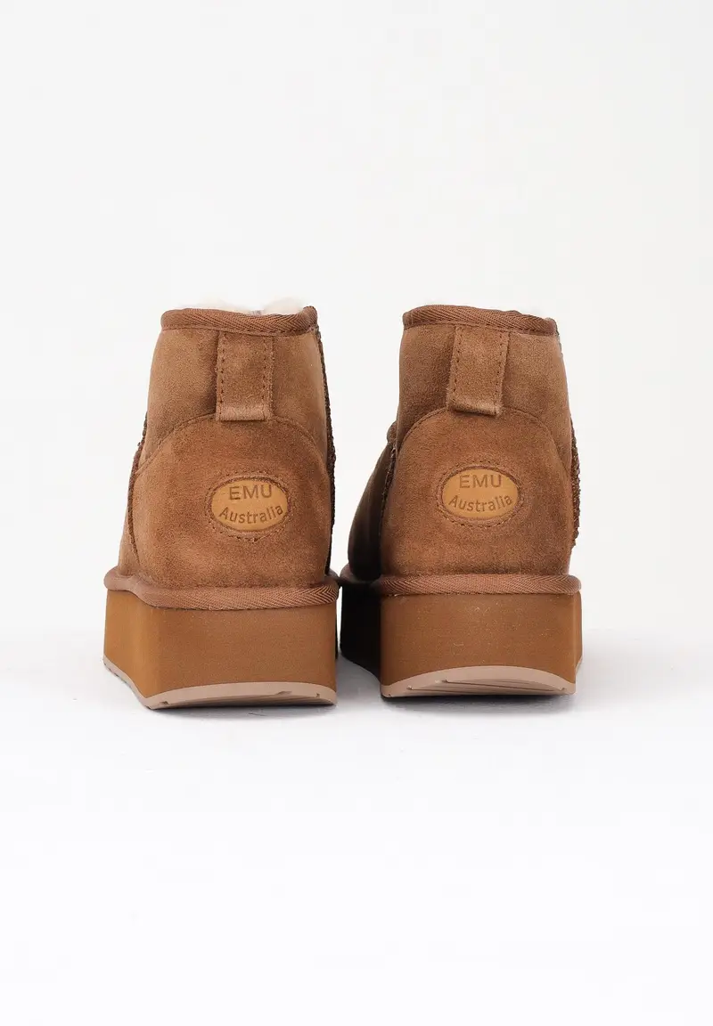 Stivali bassi Stinger Micro Flatform 2 0 cammello da donna miniatura 2