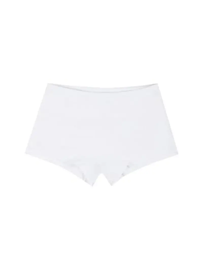 EMY Culotte Boxerino Bambina EMY in Elasticizzato Cotone - Bianco