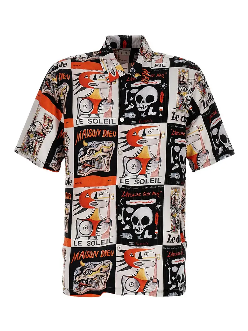 camicia dei tarocchi Multicolore