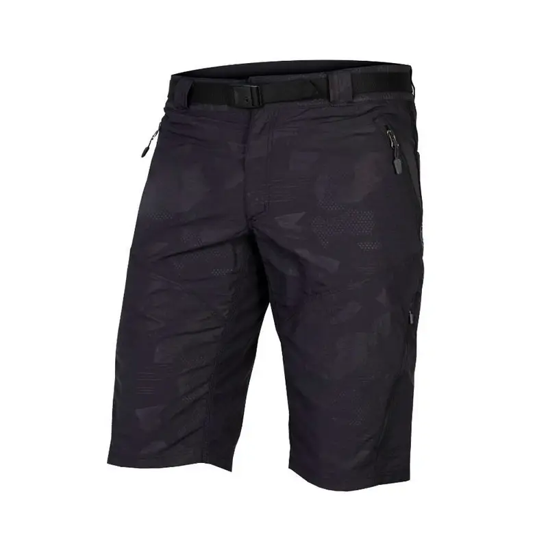 Pantaloncini Mtb Hummvee Nero Camo Uomo L