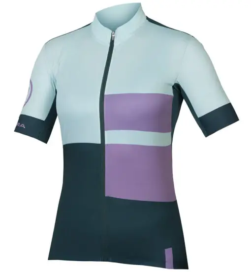 W FS260 Print S/S - maglia ciclismo - donna Blue