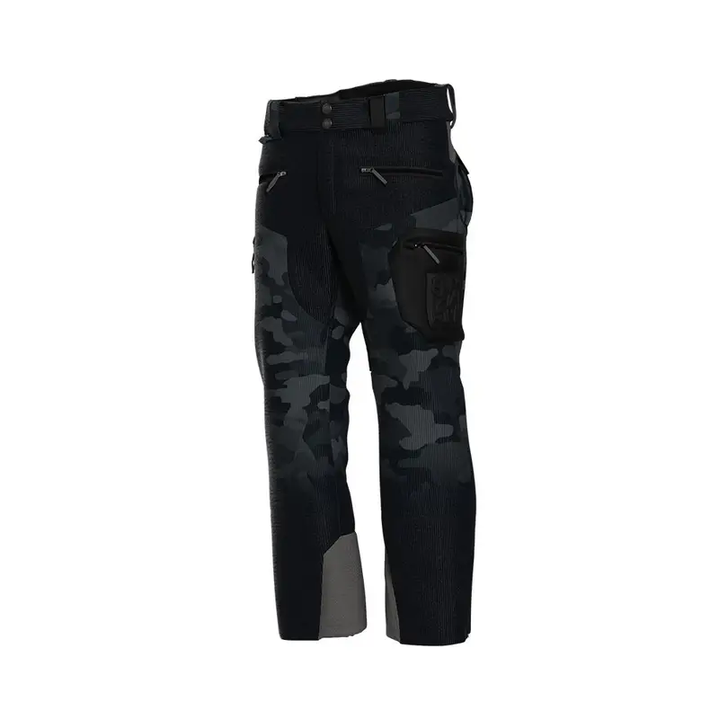 Pantaloni Sci Velvet Grong Camouflage Dark Grigio Uomo XS