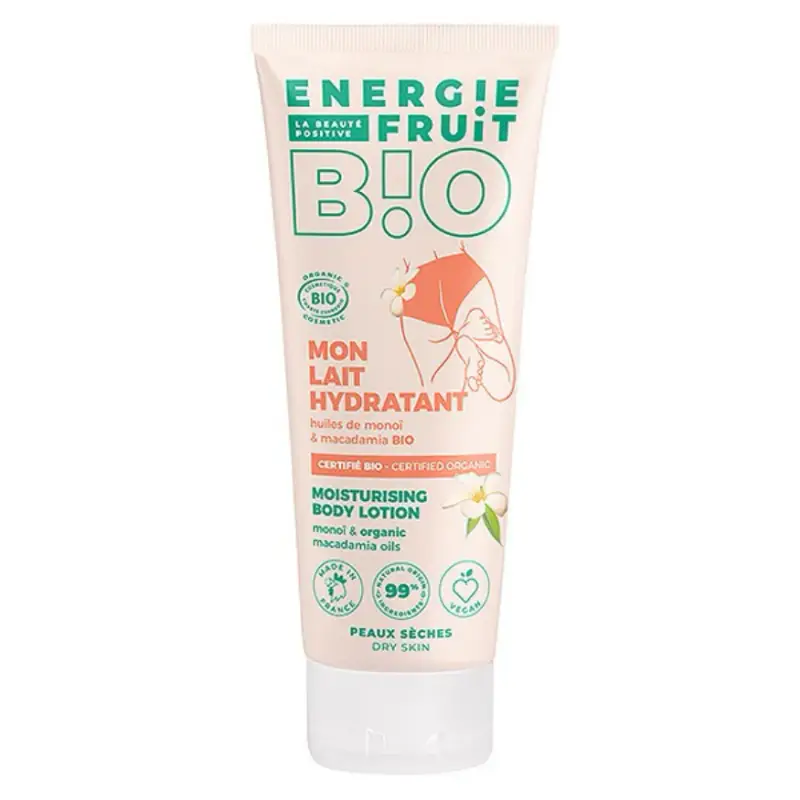 Energia Frutta Latte Corpo Certificato Bio Oli Di Monoi & Macadamia 200ml