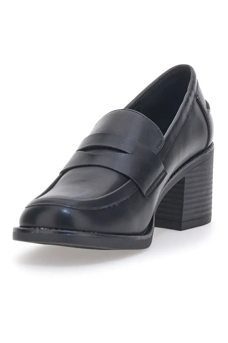 Mocassino con Tacco Nero Energy 170 [NERO] miniatura 3