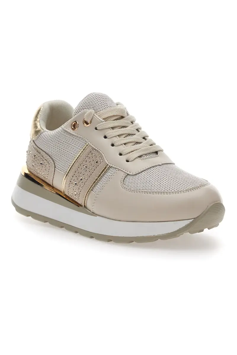 Sneakers Beige Platform Energy 154 [BEIGE] miniatura 2