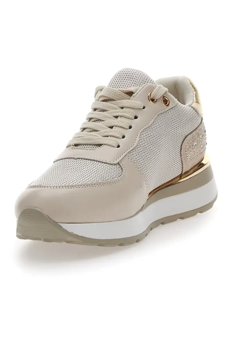 Sneakers Beige Platform Energy 154 [BEIGE] miniatura 3