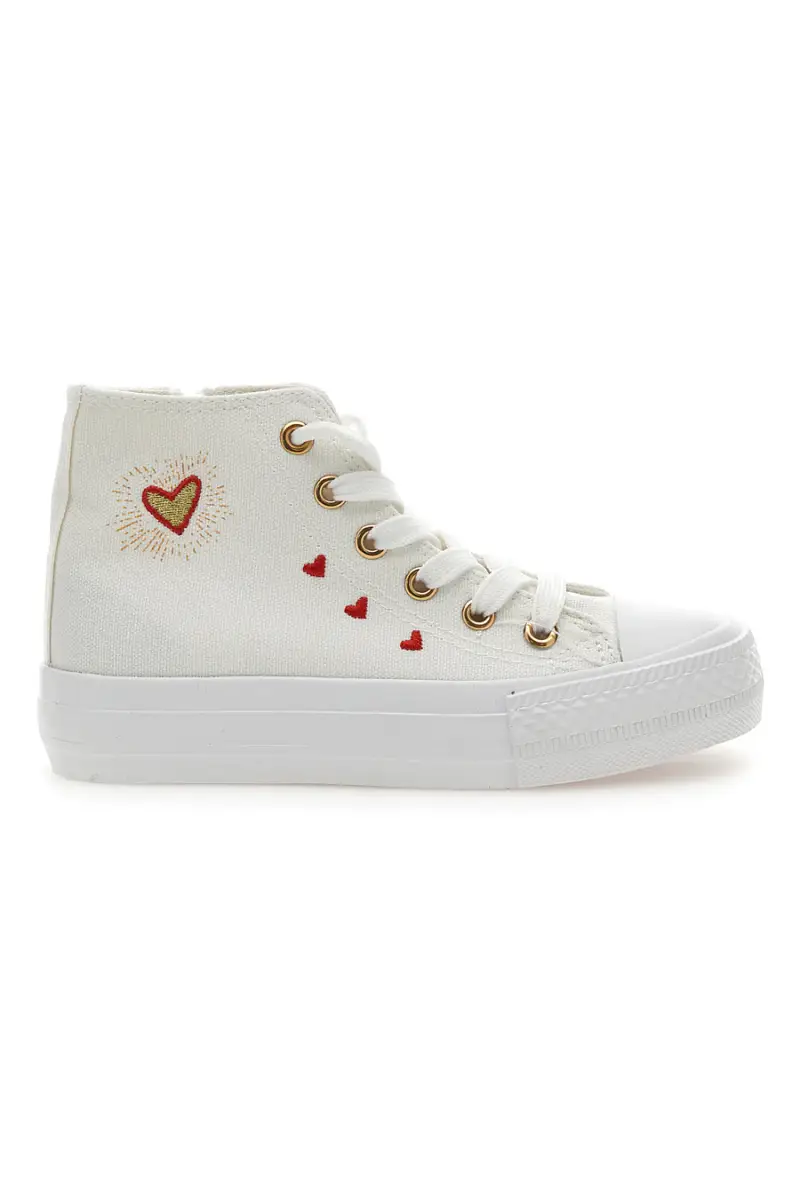 Sneakers in Tela Bianche Energy 107 [BIANCO]