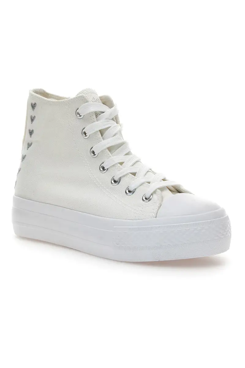 Sneakers Mid-Cut Bianche Con Platform Energy 117 [BIANCO] miniatura 2
