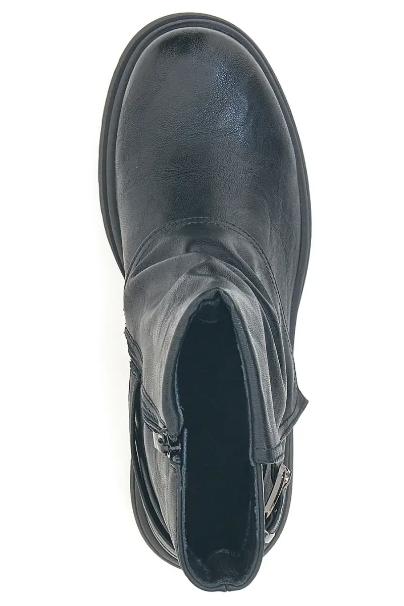 Stivaletti neri con gambale morbido e fibbia laterale Energy I555 [NERO] miniatura 3