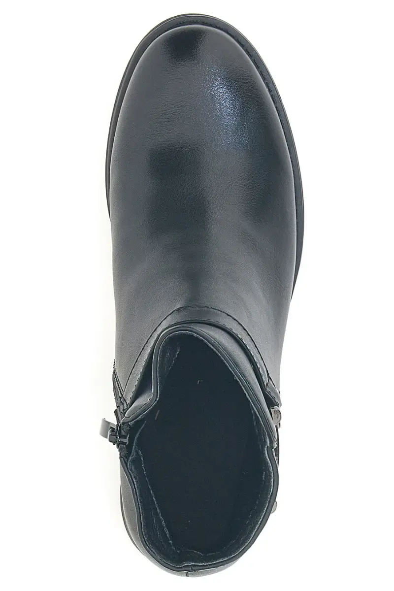 Stivaletti Tronchetti neri con fibbia decorativa e fondo basso Energy I255 [NERO] miniatura 3