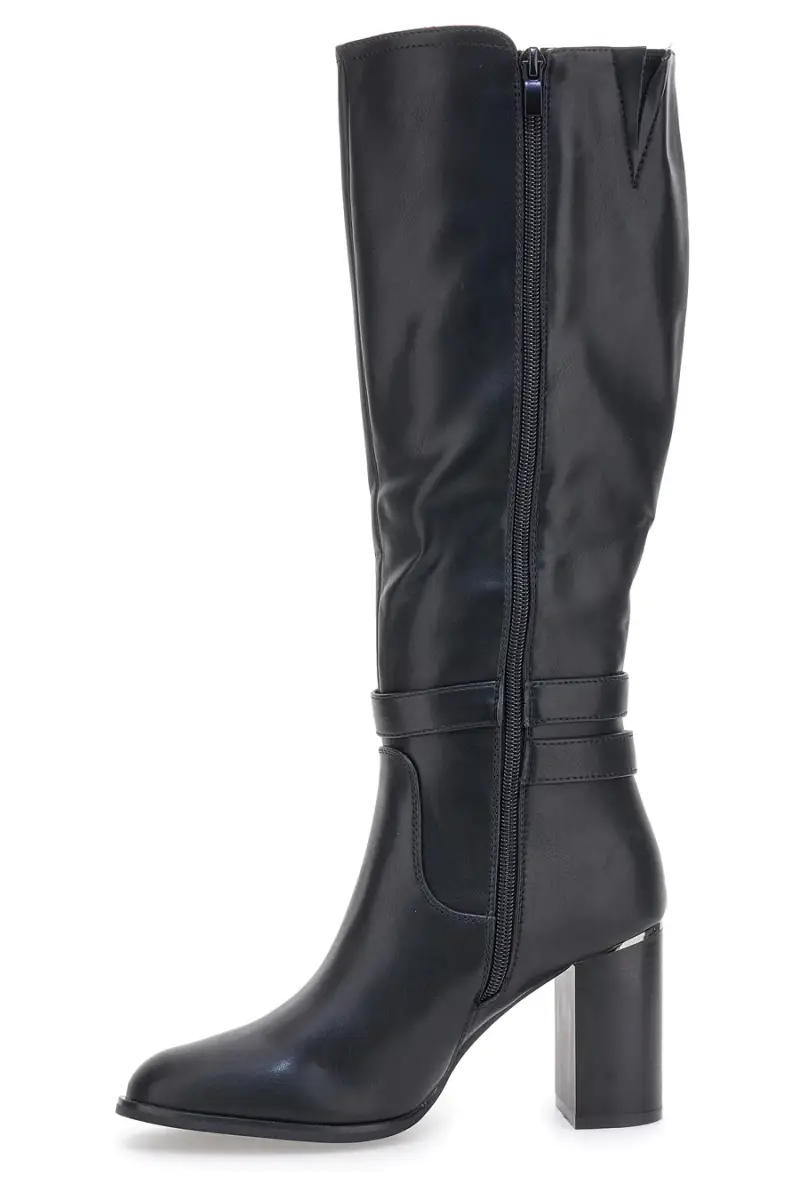 Stivali neri con tacco alto ENERGY 373 [NERO] miniatura 4