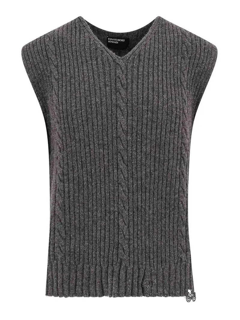 ENFANTS RICHES DÉPRIMÉS Gilet Grigio 3999905