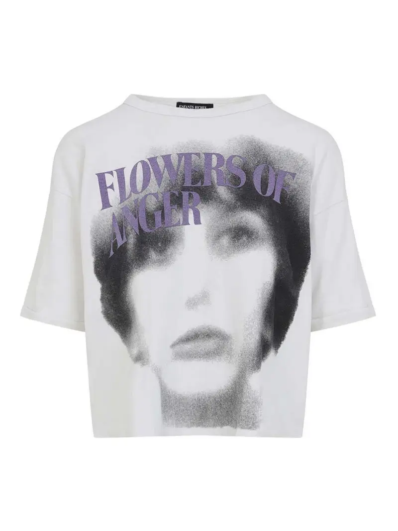 Maglietta Fiore della Rabbia Bianco