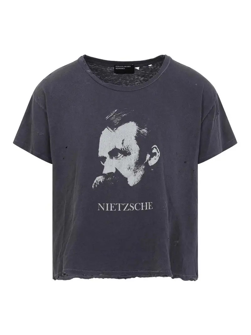 Maglietta Nietzsche Grigio