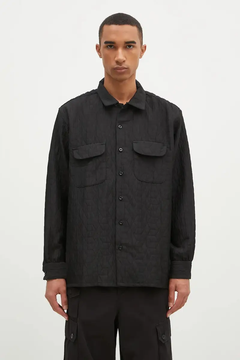 camicia Classic Shirt uomo colore nero 24F1A005.KT046