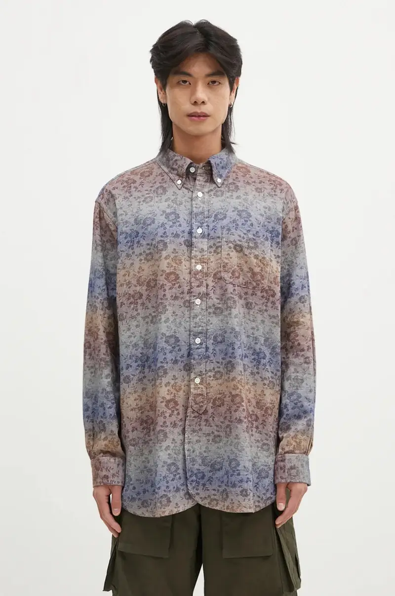 camicia in cotone 19 Century BD Shirt uomo 24F1A001 Multicolore