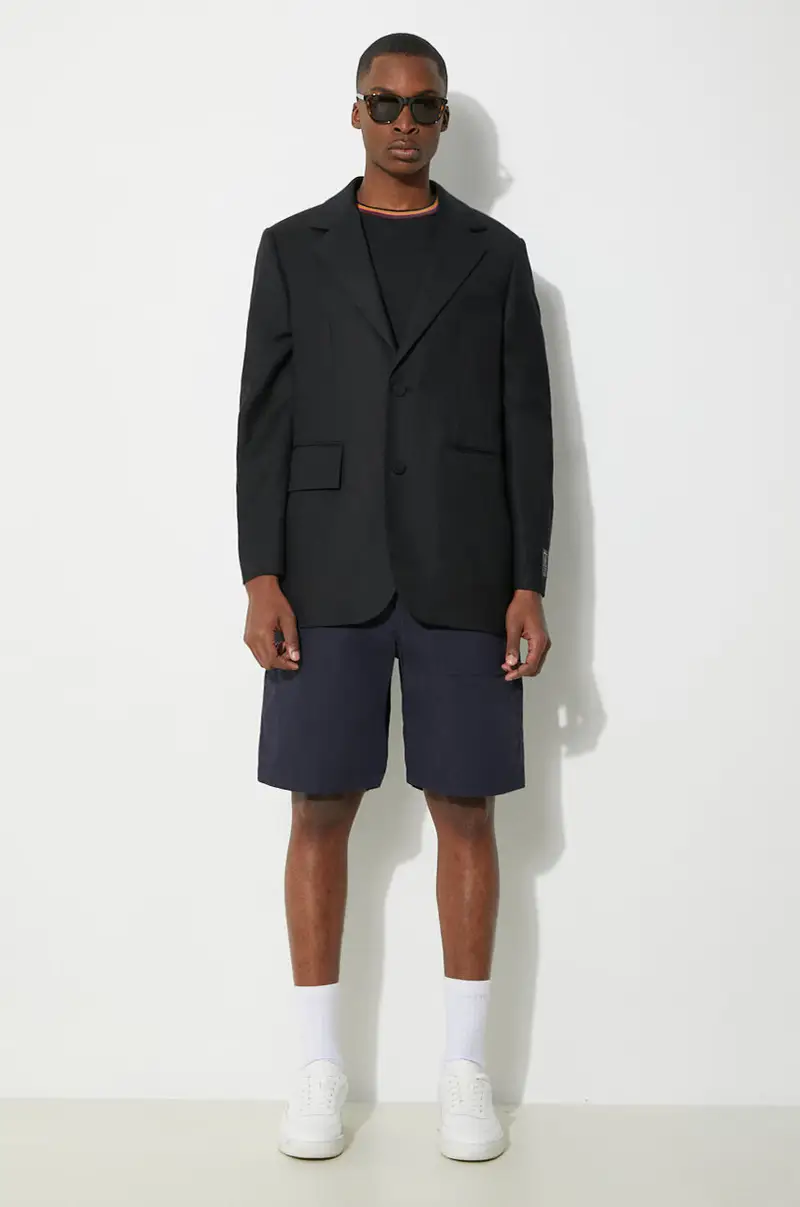 pantaloncini in cotone Fatigue Short colore blu navy OR271.CT114 miniatura 2