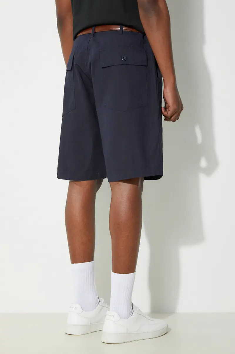 pantaloncini in cotone Fatigue Short colore blu navy OR271.CT114 miniatura 3