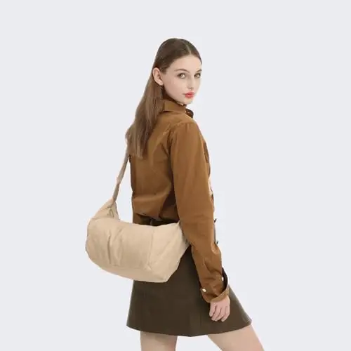 EnhbZoilism Borsa a tracolla Donna Crema 3171052 miniatura 2