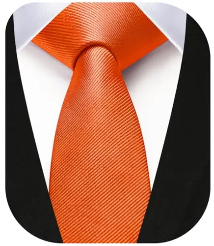 Enlision Cravatte Uomo Arancione 2741558 miniatura 2
