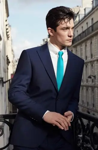 Enlision Cravatte Uomo Turchese 2741562 miniatura 3