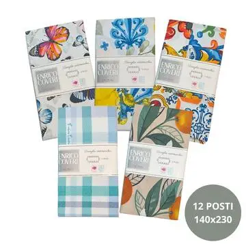 TOVAGLIA ANTIMACCHIA FANTASIA 12 POSTI ENRICO COVERI 140X230
