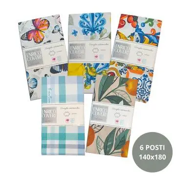 TOVAGLIA ANTIMACCHIA FANTASIA 6 POSTI ENRICO COVERI 140X180