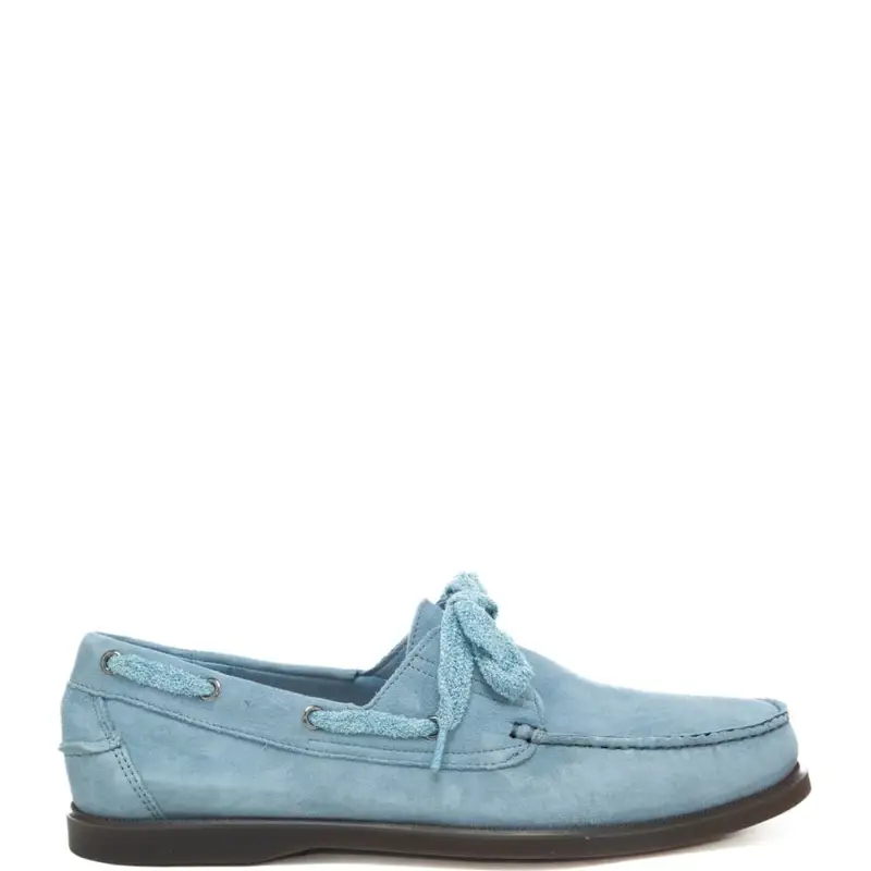 mocassini da uomo amalfi in suede blu cameo