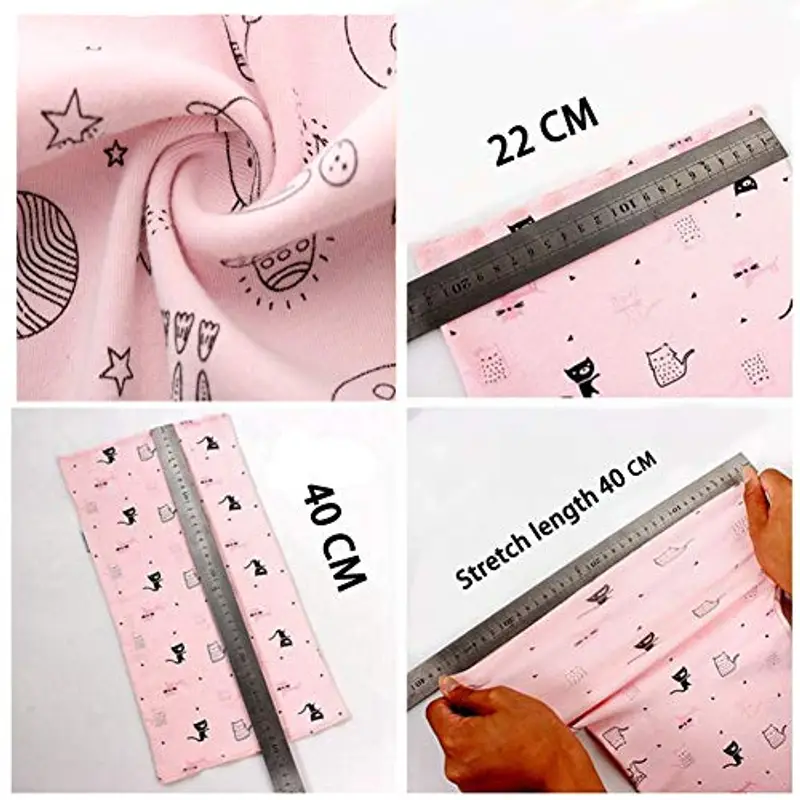 ENSTAB 2 sciarpe scaldacollo per bambini in cotone, per autunno e inverno, sciarpa, collo caldo per ragazza e ragazzo (Bambina A-2.) miniatura 3